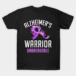 Alzheimer's Unbreakable Awareness Month Cure T-Shirt